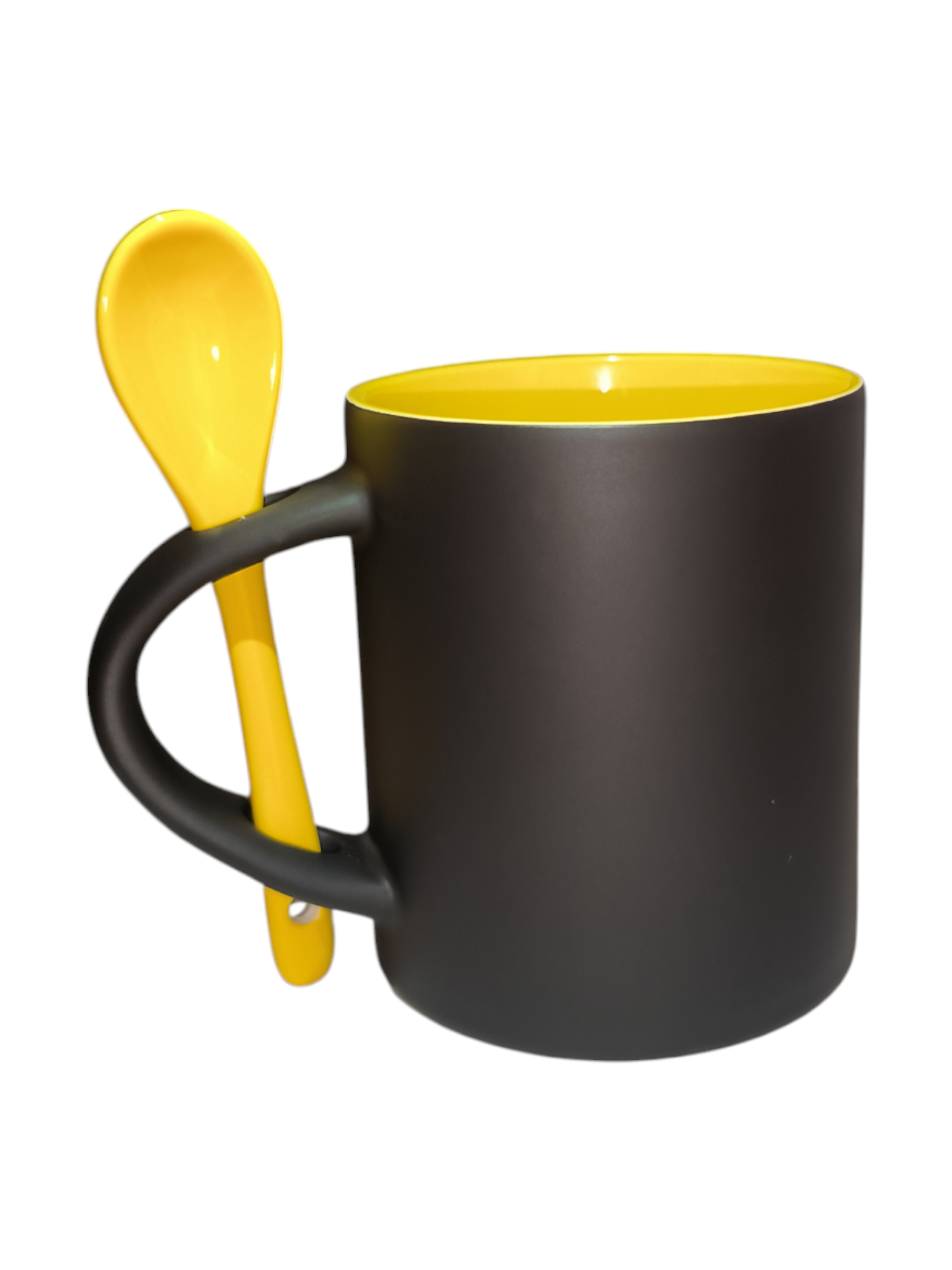 MUG 11 OZ MAGICO-CUCHARA AMARILLO