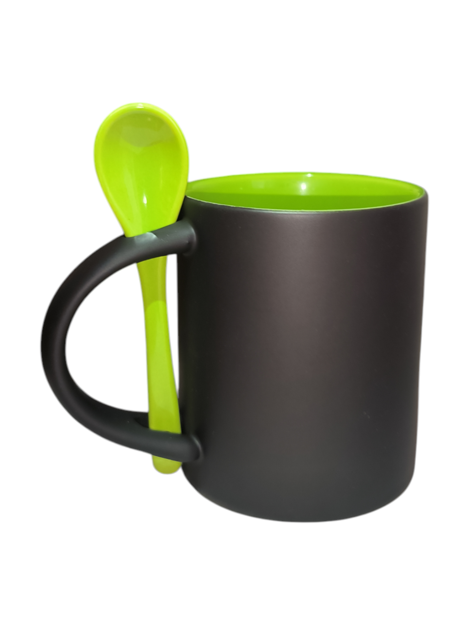 MUG 11 OZ MAGICO-CUCHARA VERDE BICHE