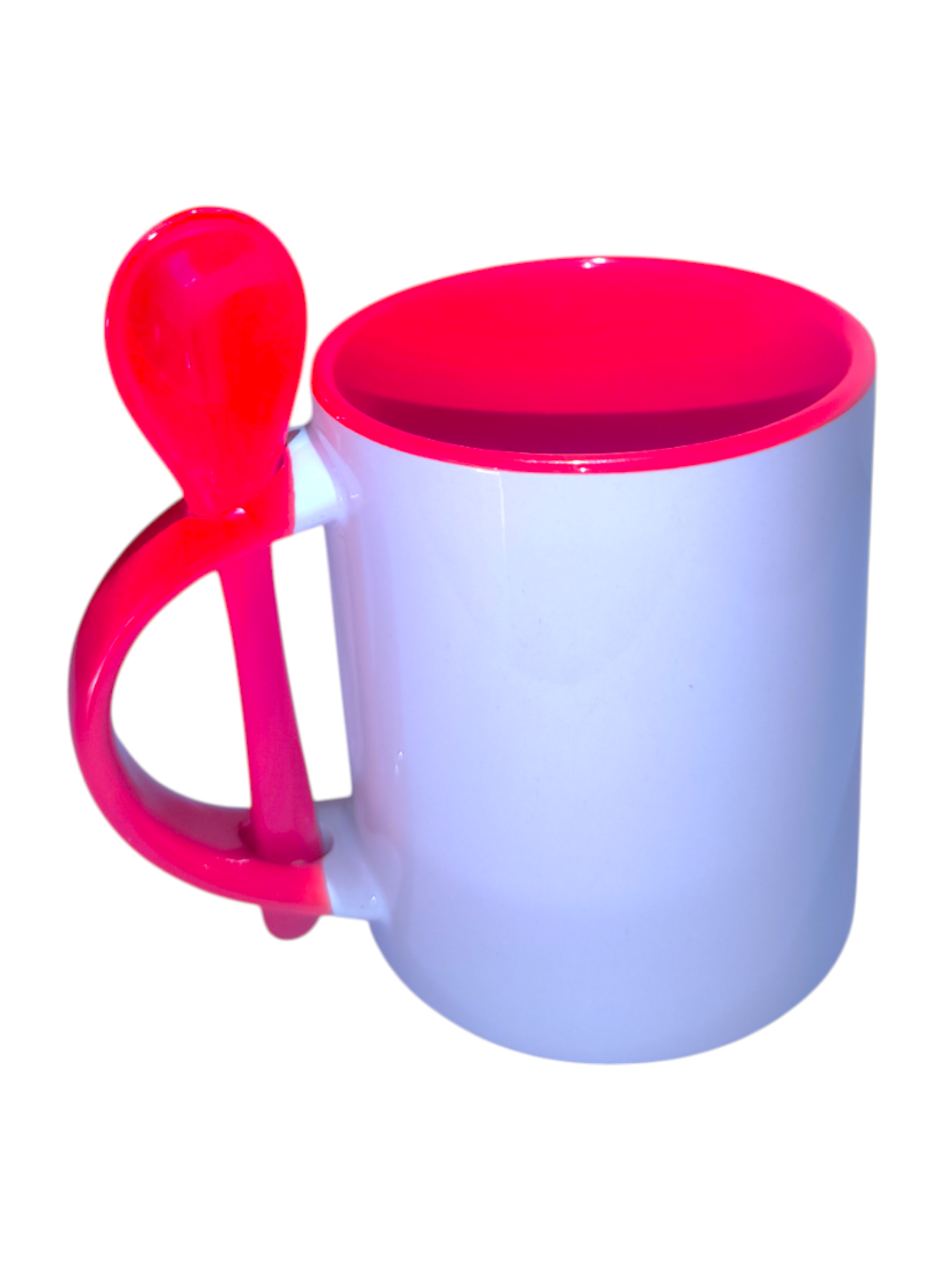 MUG 11 OZ INTERNO-CUCHARA ROJO